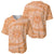 Tahitian Tiare Flower Baseball Jersey Gold Polynesian Pattern