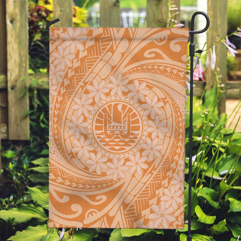 Tahitian Tiare Flower Garden Flag Gold Polynesian Pattern LT9 Garden Flag Gold - Polynesian Pride