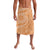 Tahitian Tiare Flower Lavalava Gold Polynesian Pattern