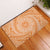 Tahitian Tiare Flower Rubber Doormat Gold Polynesian Pattern