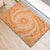 Tahitian Tiare Flower Rubber Doormat Gold Polynesian Pattern