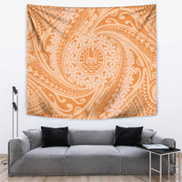 Tahitian Tiare Flower Tapestry Gold Polynesian Pattern LT9 Gold - Polynesian Pride