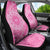 Tahitian Tiare Flower Car Seat Cover Pink Polynesian Pattern