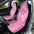 Tahitian Tiare Flower Car Seat Cover Pink Polynesian Pattern