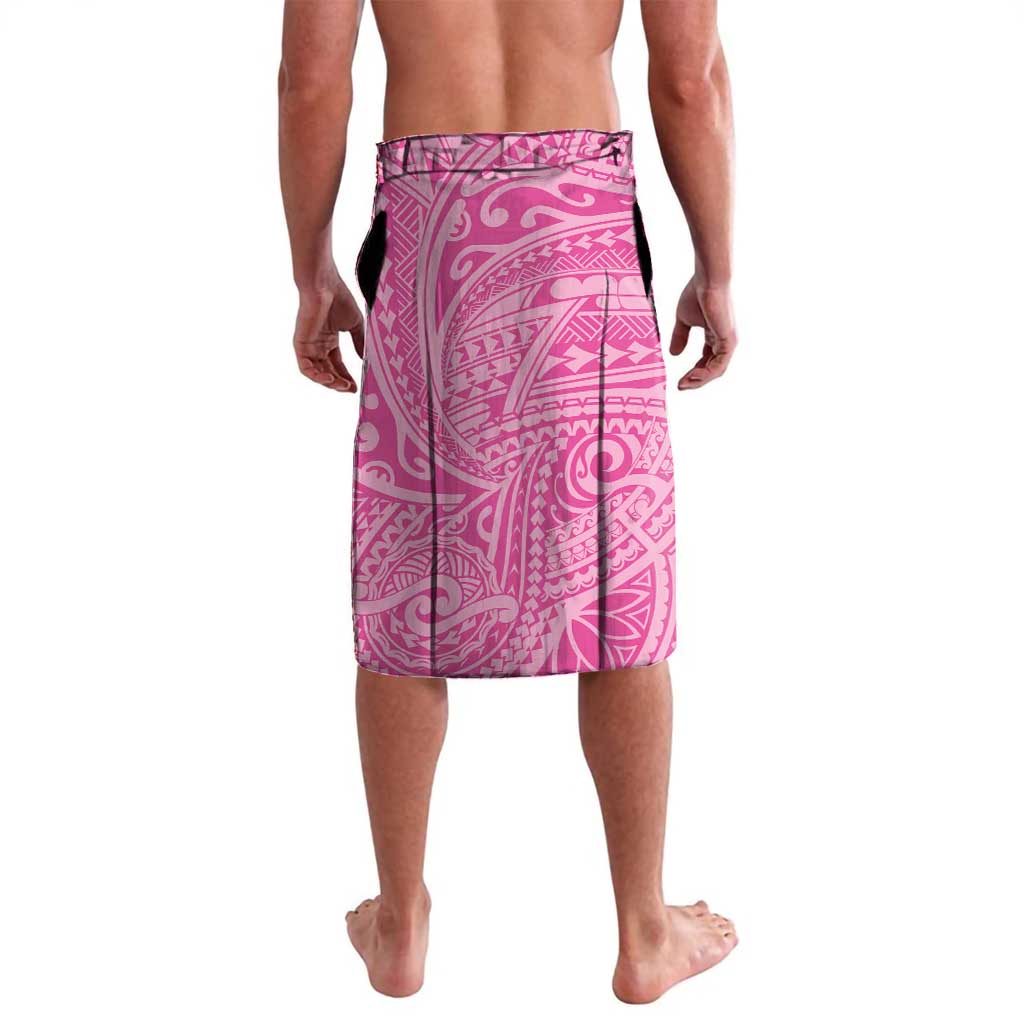 Tahitian Tiare Flower Lavalava Pink Polynesian Pattern LT9 - Polynesian Pride