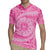 Tahitian Tiare Flower Rugby Jersey Pink Polynesian Pattern