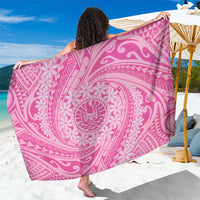 Tahitian Tiare Flower Sarong Pink Polynesian Pattern LT9 One Size 44 x 66 inches Pink - Polynesian Pride