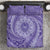 Tahitian Tiare Flower Bedding Set Violet Polynesian Pattern