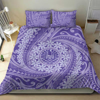 Tahitian Tiare Flower Bedding Set Violet Polynesian Pattern LT9 - Polynesian Pride