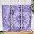 Tahitian Tiare Flower Skinny Tumbler Violet Polynesian Pattern