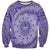 Tahitian Tiare Flower Sweatshirt Violet Polynesian Pattern