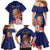 Personalised Tokelau Tropical Hibiscus Family Matching Mermaid Dress and Hawaiian Shirt With Polynesian Plumeria Tattoo