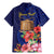 Personalised Tokelau Tropical Hibiscus Family Matching Mermaid Dress and Hawaiian Shirt With Polynesian Plumeria Tattoo