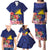 Personalised Tokelau Tropical Hibiscus Family Matching Puletasi and Hawaiian Shirt With Polynesian Plumeria Tattoo