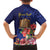 Personalised Tokelau Tropical Hibiscus Kid Hawaiian Shirt With Polynesian Plumeria Tattoo