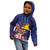 Personalised Tokelau Tropical Hibiscus Kid Hoodie With Polynesian Plumeria Tattoo