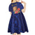 Personalised Tokelau Tropical Hibiscus Kid Short Sleeve Dress With Polynesian Plumeria Tattoo