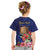 Personalised Tokelau Tropical Hibiscus Kid T Shirt With Polynesian Plumeria Tattoo