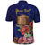 Personalised Tokelau Tropical Hibiscus Polo Shirt With Polynesian Plumeria Tattoo