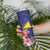 Personalised Tokelau Tropical Hibiscus Skinny Tumbler With Polynesian Plumeria Tattoo