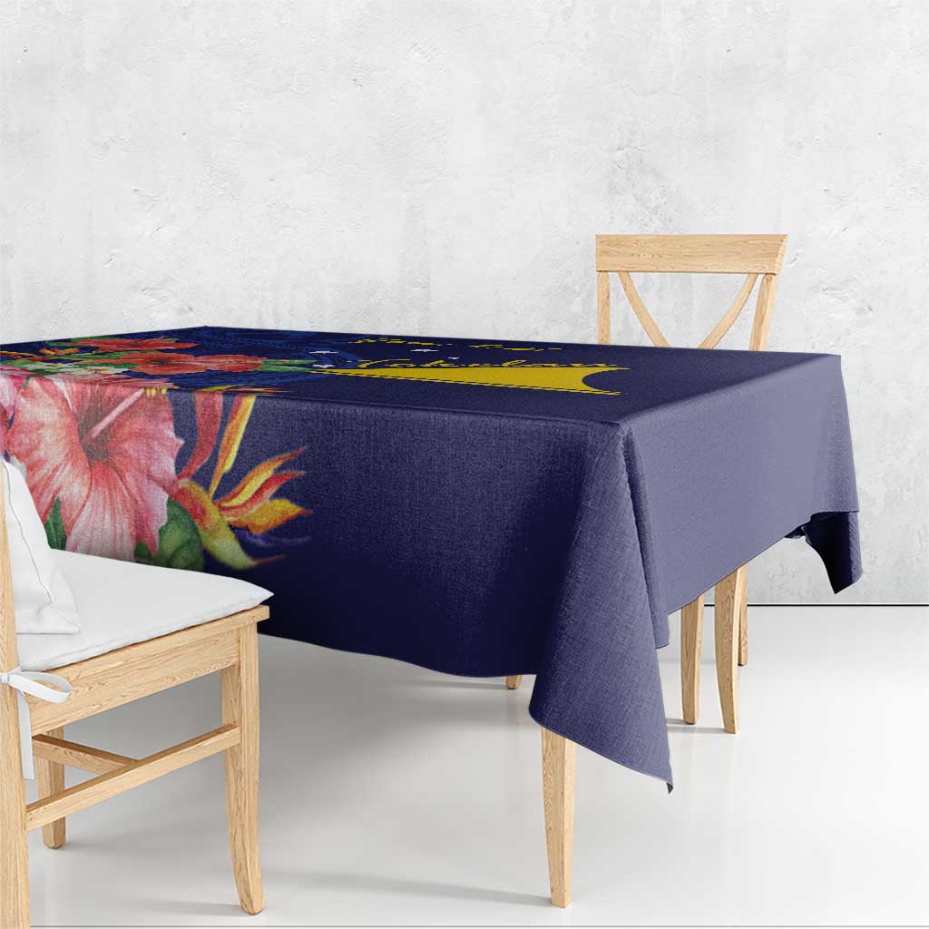 Personalised Tokelau Tropical Hibiscus Tablecloth With Polynesian Plumeria Tattoo LT9 - Polynesian Pride