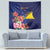 Personalised Tokelau Tropical Hibiscus Tapestry With Polynesian Plumeria Tattoo