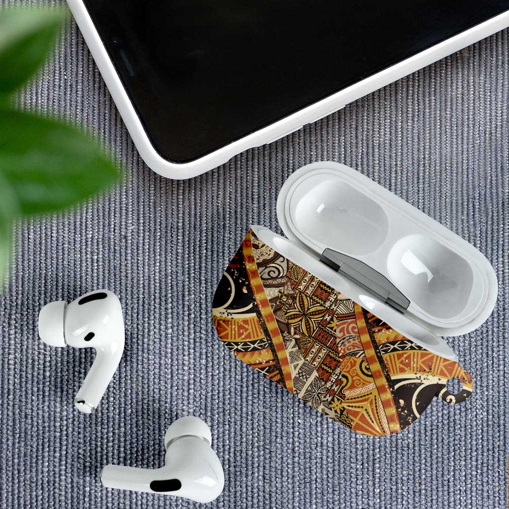 Hawaiian Style Tapa AirPods Case Vintage Seamless Pattern LT9 - Polynesian Pride