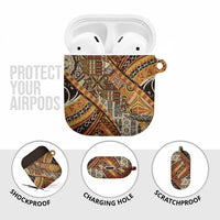 Hawaiian Style Tapa AirPods Case Vintage Seamless Pattern LT9 - Polynesian Pride
