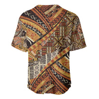 Hawaiian Style Tapa Baseball Jersey Vintage Seamless Pattern LT9 - Polynesian Pride