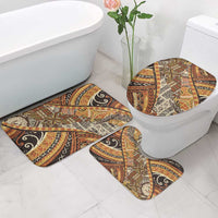 Hawaiian Style Tapa Bathroom Set Vintage Seamless Pattern LT9 - Polynesian Pride