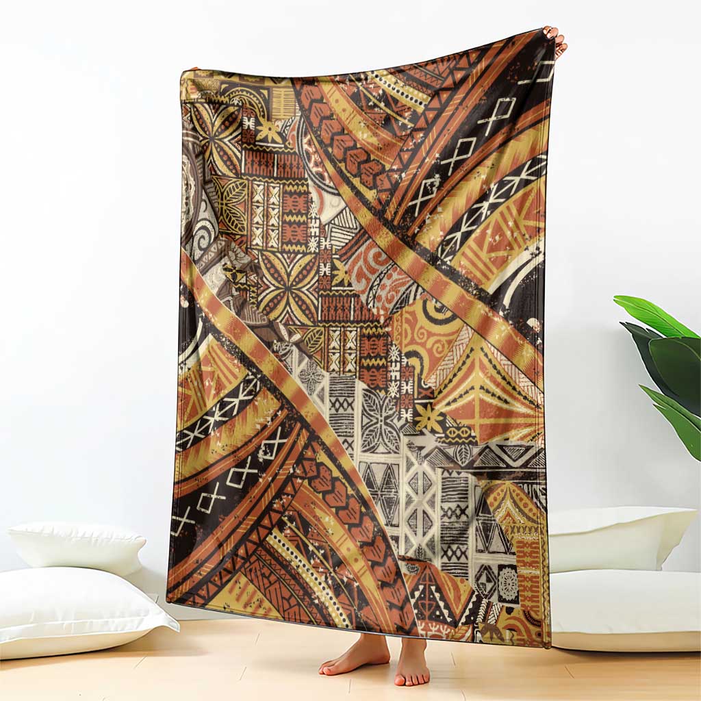 Hawaiian Style Tapa Blanket Vintage Seamless Pattern LT9 - Polynesian Pride