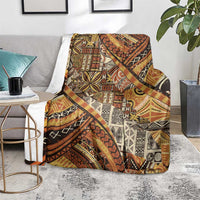 Hawaiian Style Tapa Blanket Vintage Seamless Pattern LT9 - Polynesian Pride