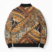 Hawaiian Style Tapa Bomber Puffer Jacket Vintage Seamless Pattern LT9 - Polynesian Pride