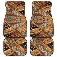 Hawaiian Style Tapa Car Mats Vintage Seamless Pattern LT9 - Polynesian Pride