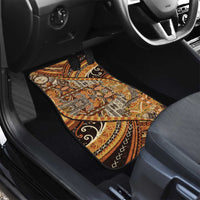 Hawaiian Style Tapa Car Mats Vintage Seamless Pattern LT9 - Polynesian Pride