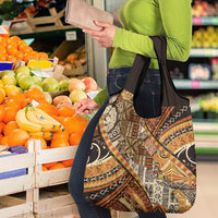 Hawaiian Style Tapa Grocery Bag Vintage Seamless Pattern LT9 - Polynesian Pride