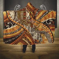 Hawaiian Style Tapa Hooded Blanket Vintage Seamless Pattern LT9 - Polynesian Pride