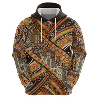 Hawaiian Style Tapa Hoodie Vintage Seamless Pattern LT9 - Polynesian Pride