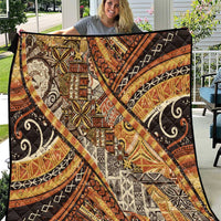 Hawaiian Style Tapa Quilt Vintage Seamless Pattern LT9 Red - Polynesian Pride