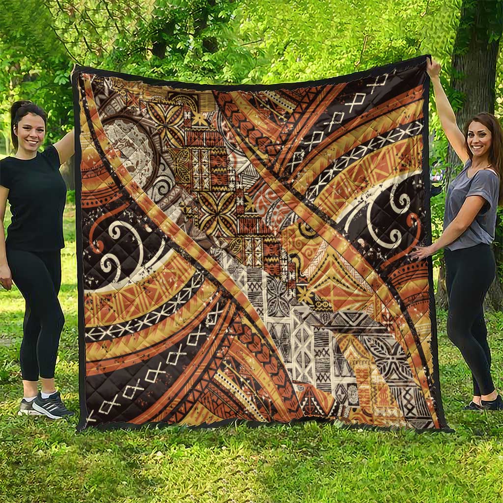 Hawaiian Style Tapa Quilt Vintage Seamless Pattern LT9 - Polynesian Pride