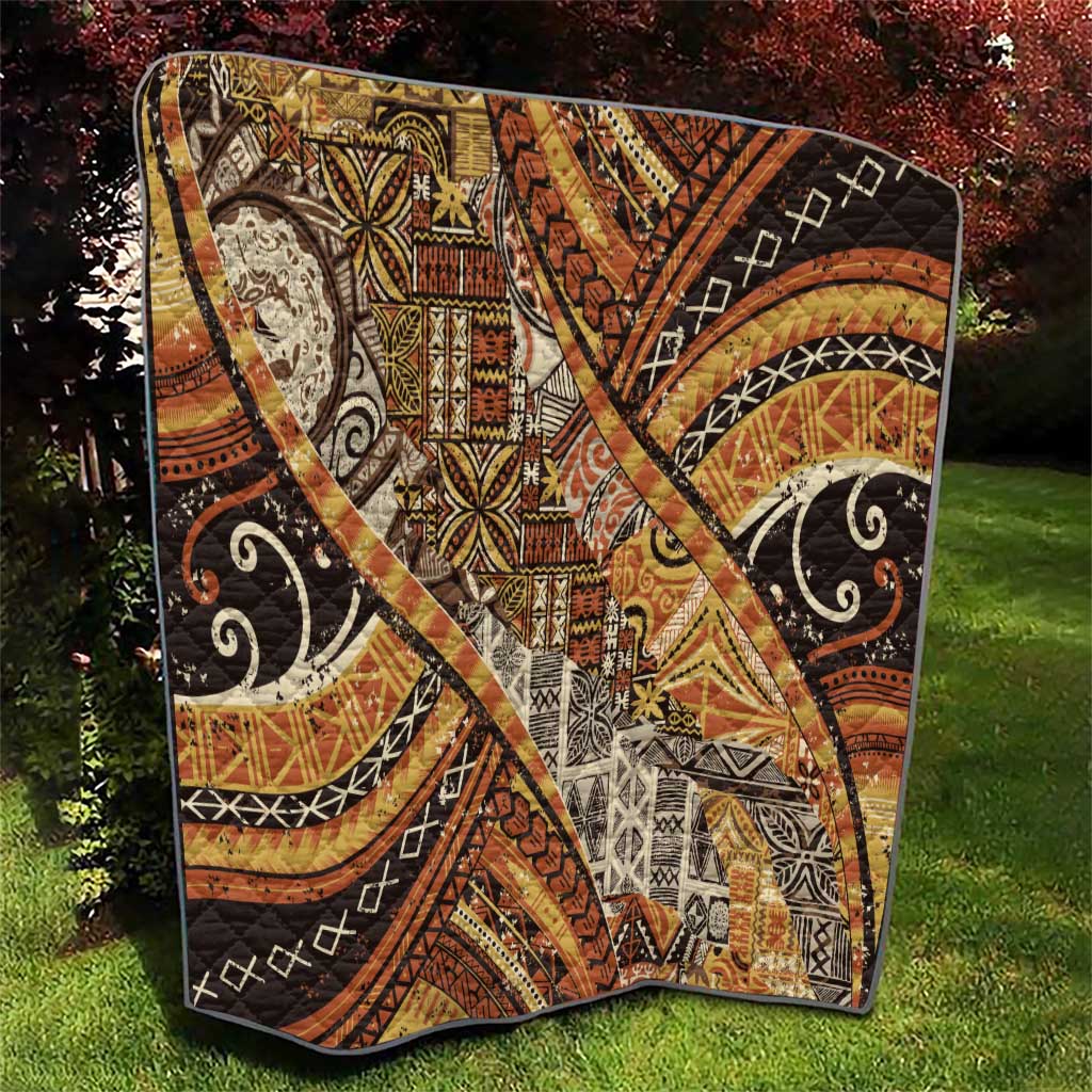 Hawaiian Style Tapa Quilt Vintage Seamless Pattern LT9 - Polynesian Pride