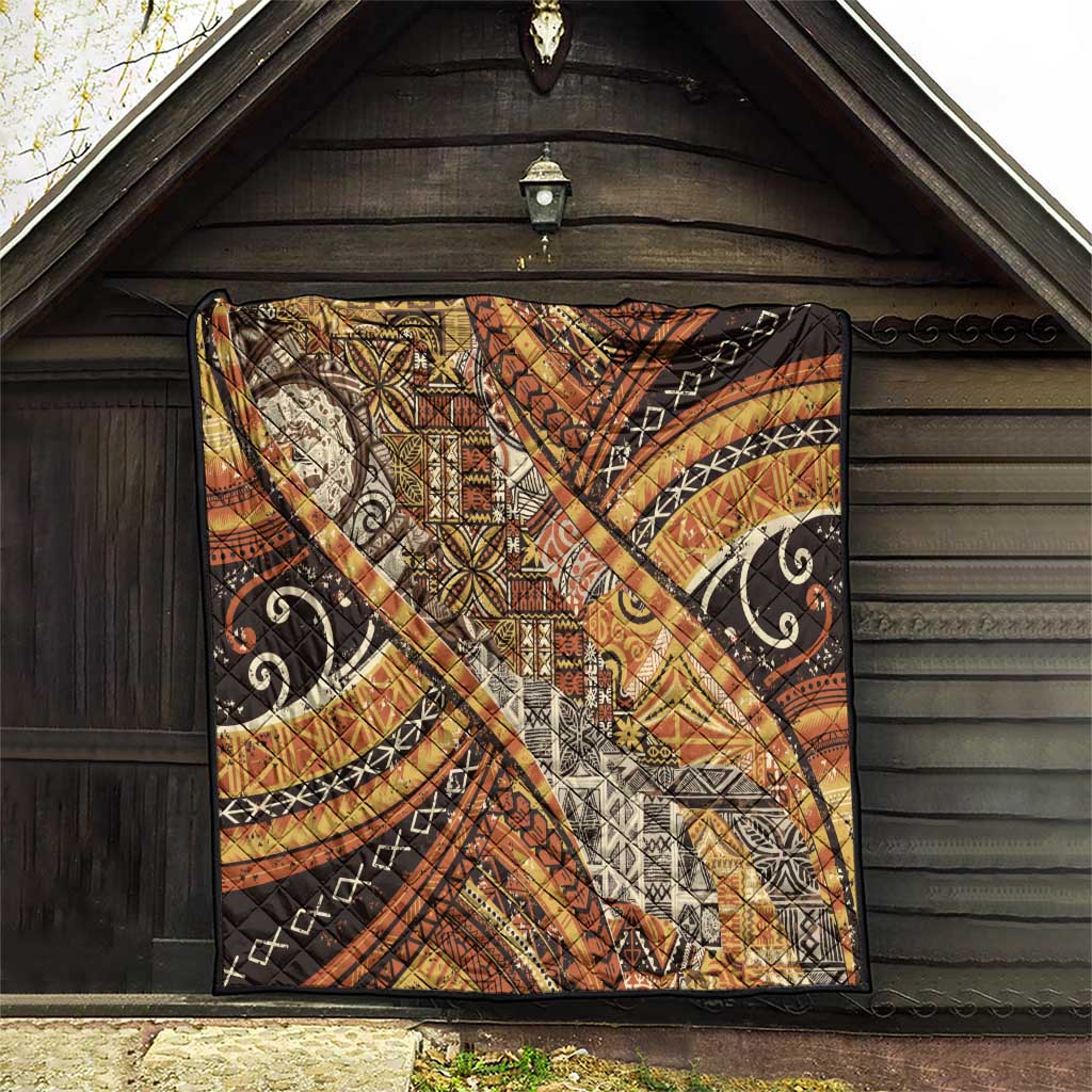 Hawaiian Style Tapa Quilt Vintage Seamless Pattern LT9 - Polynesian Pride