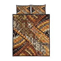 Hawaiian Style Tapa Quilt Bed Set Vintage Seamless Pattern LT9 - Polynesian Pride
