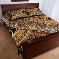 Hawaiian Style Tapa Quilt Bed Set Vintage Seamless Pattern LT9 - Polynesian Pride