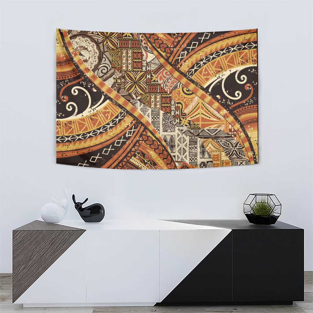 Hawaiian Style Tapa Tapestry Vintage Seamless Pattern LT9 - Polynesian Pride