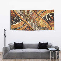 Hawaiian Style Tapa Tapestry Vintage Seamless Pattern LT9 - Polynesian Pride