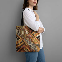 Hawaiian Style Tapa Tote Bag Vintage Seamless Pattern LT9 - Polynesian Pride