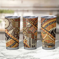 Hawaiian Style Tapa Tumbler Cup Vintage Seamless Pattern LT9 - Polynesian Pride