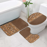 Hawaiian Tribal Elements Hibiscus Bathroom Set Gold Pattern LT9 - Polynesian Pride