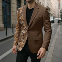 Hawaiian Tribal Elements Hibiscus Blazer Gold Pattern LT9 - Polynesian Pride
